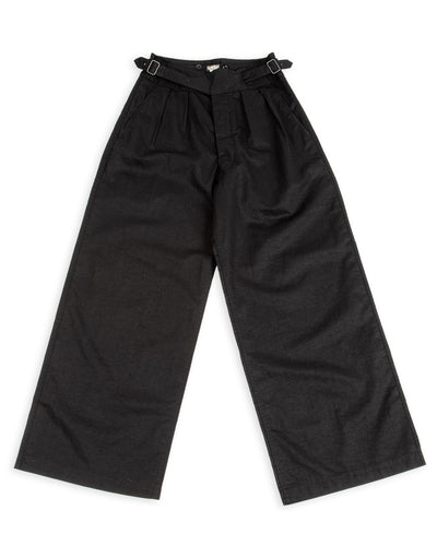 Black Sign CL Twill Wide Gurkha Pants - Stealth Black - Standard & Strange