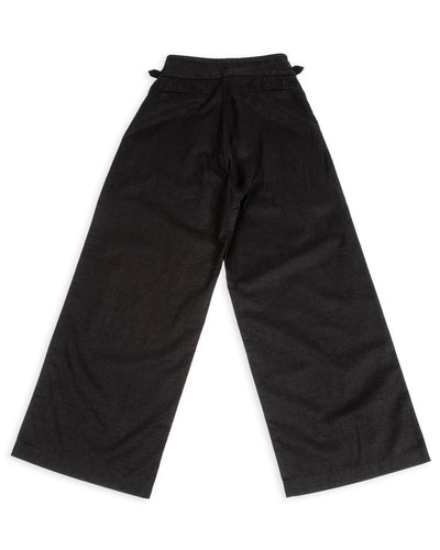 Black Sign CL Twill Wide Gurkha Pants - Stealth Black - Standard & Strange