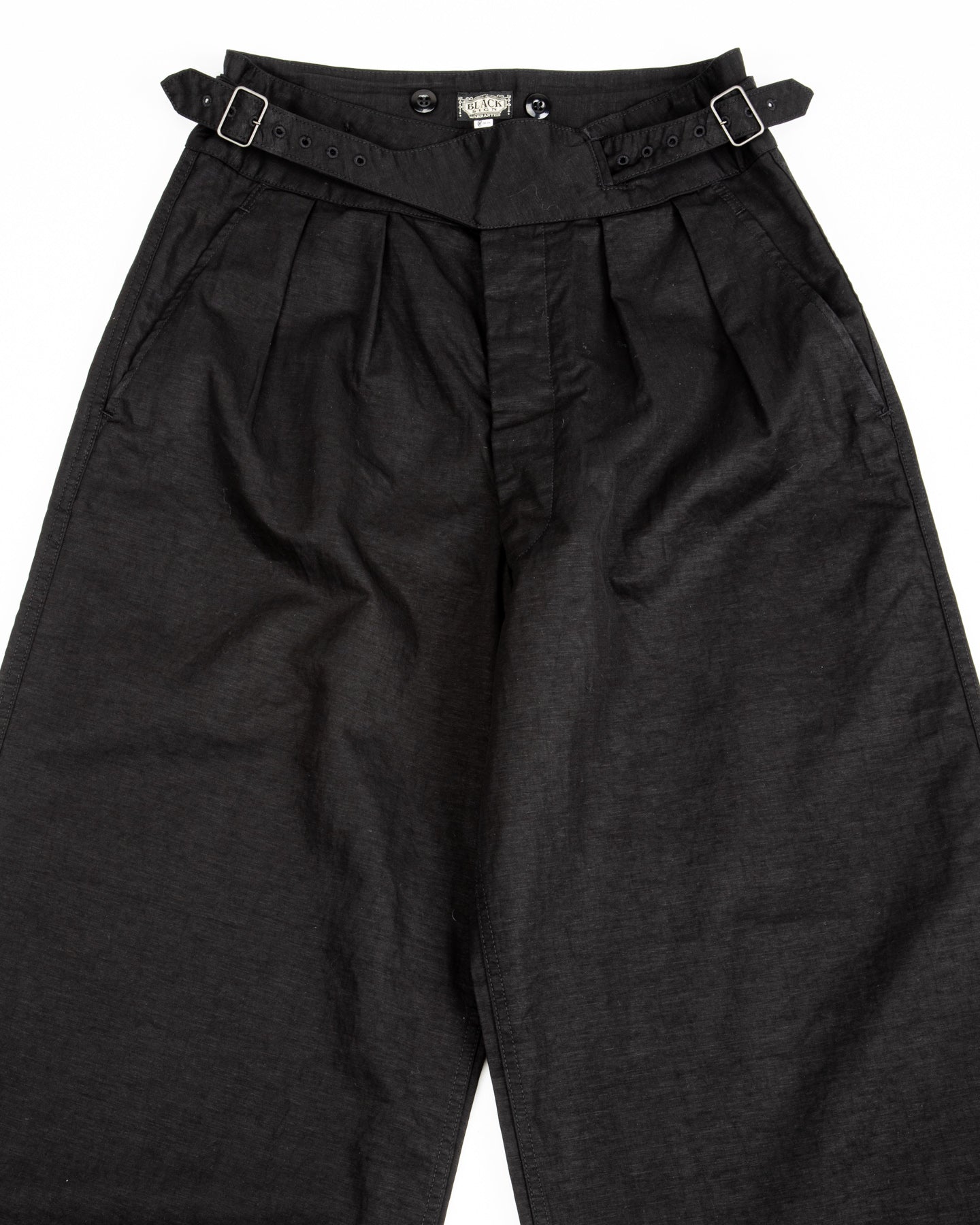 Black Sign CL Twill Wide Gurkha Pants - Stealth Black - Standard & Strange