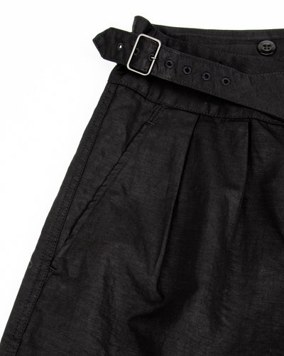 Black Sign CL Twill Wide Gurkha Pants - Stealth Black - Standard & Strange