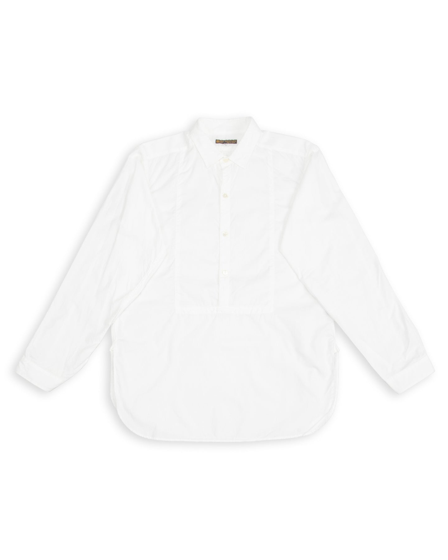 Black Sign Cotton Broad Homestead Shirt - Salt White - Standard & Strange