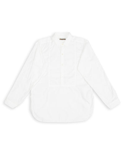 Black Sign Cotton Broad Homestead Shirt - Salt White - Standard & Strange