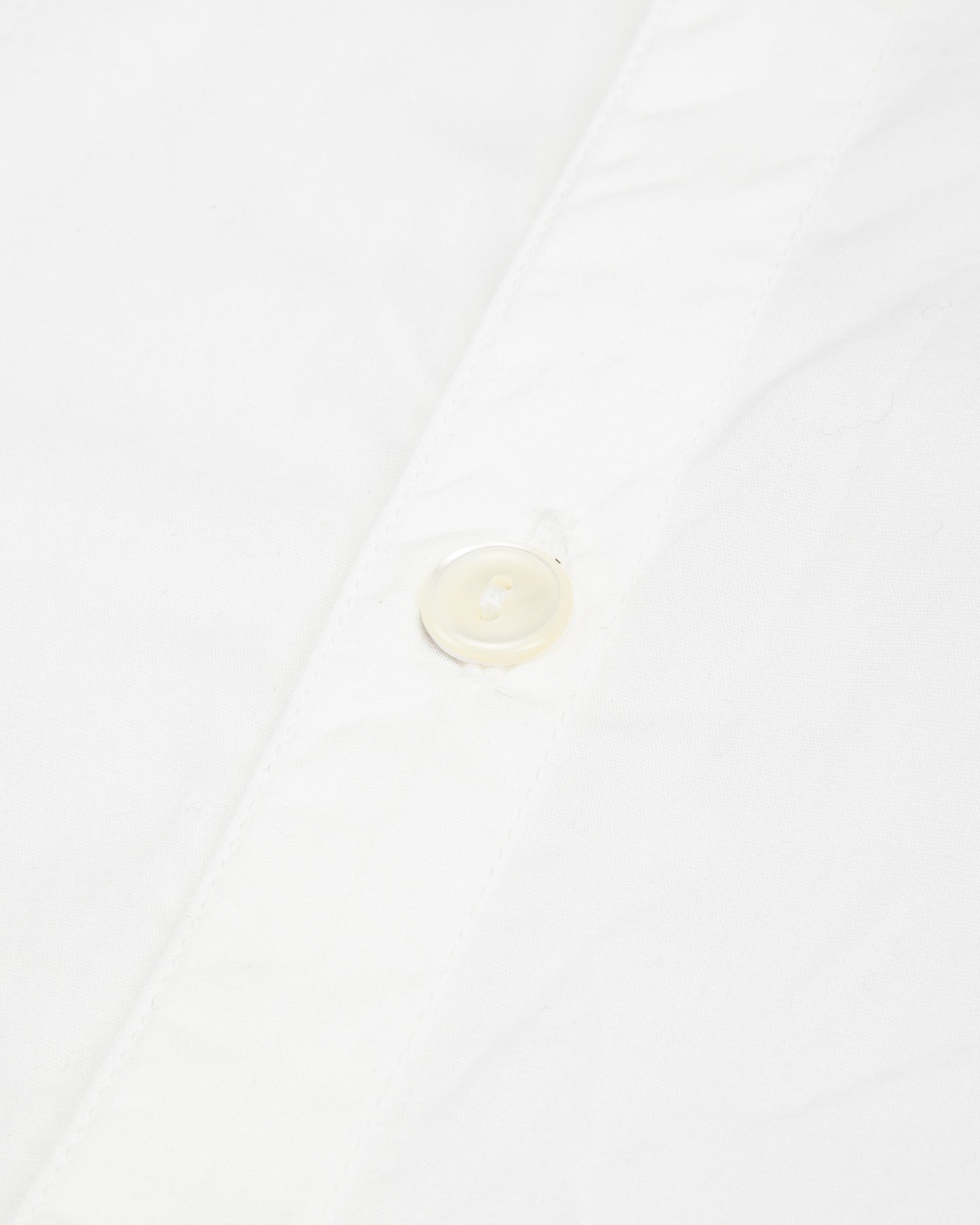 Black Sign Cotton Broad Homestead Shirt - Salt White - Standard & Strange