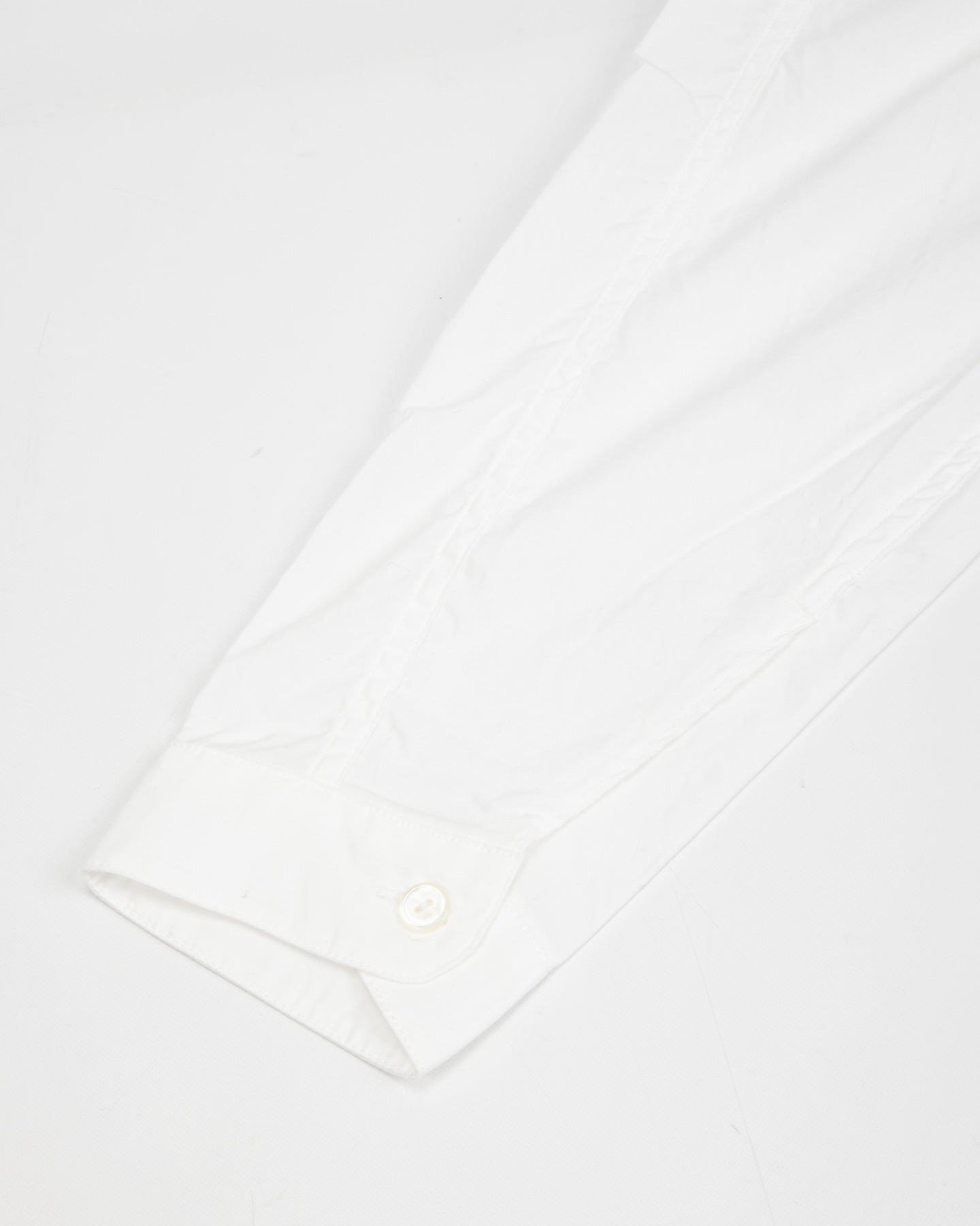 Black Sign Cotton Broad Homestead Shirt - Salt White - Standard & Strange