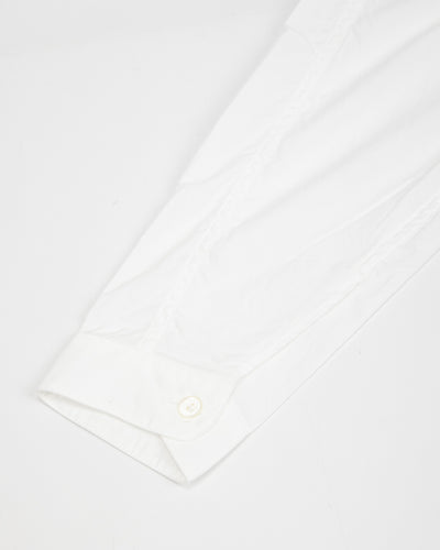 Black Sign Cotton Broad Homestead Shirt - Salt White - Standard & Strange