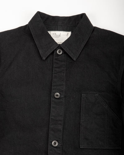 Black Sign Denim Delta Jacket - 15 oz Black Denim - Standard & Strange