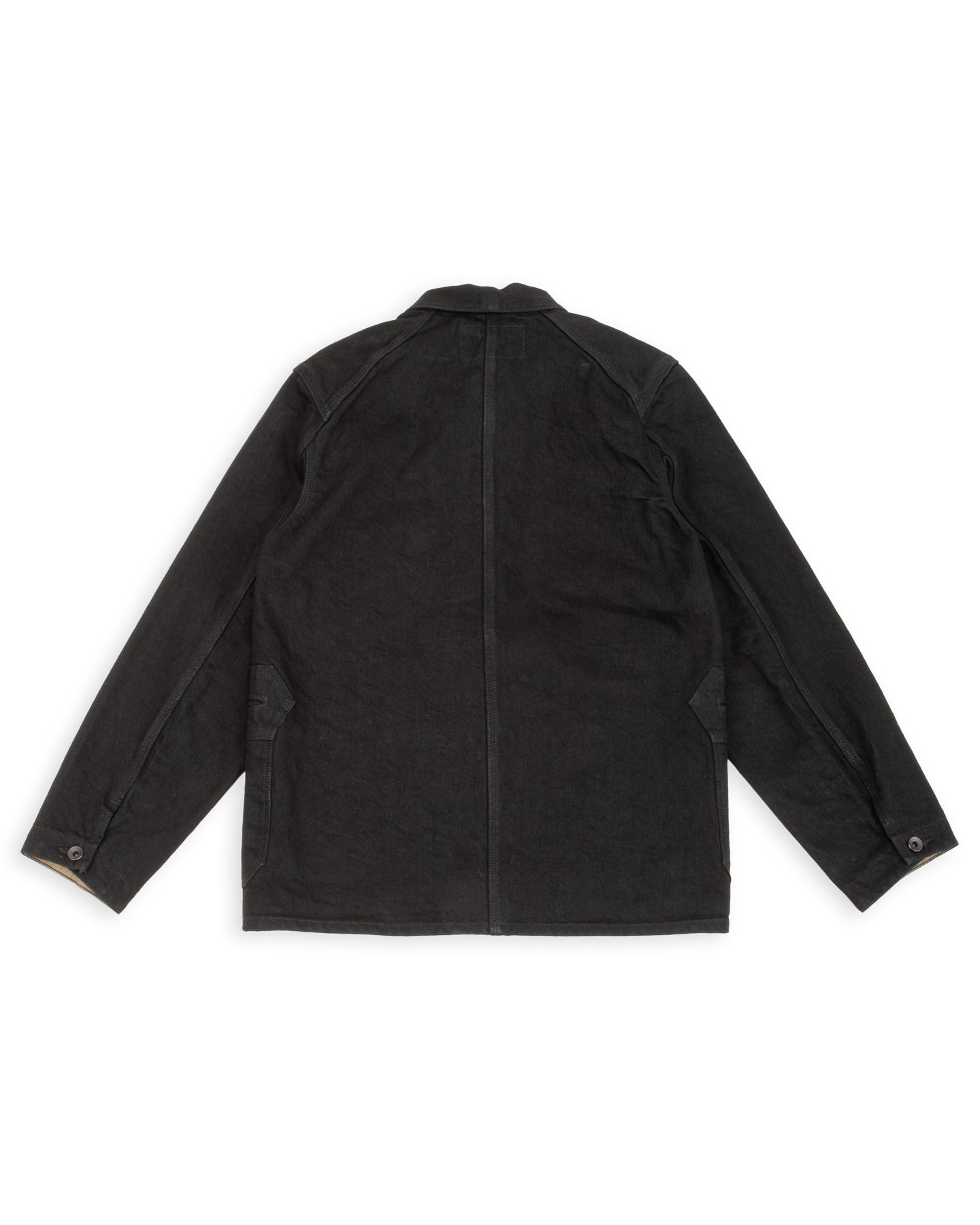Black Sign Denim Delta Jacket - 15 oz Black Denim - Standard & Strange