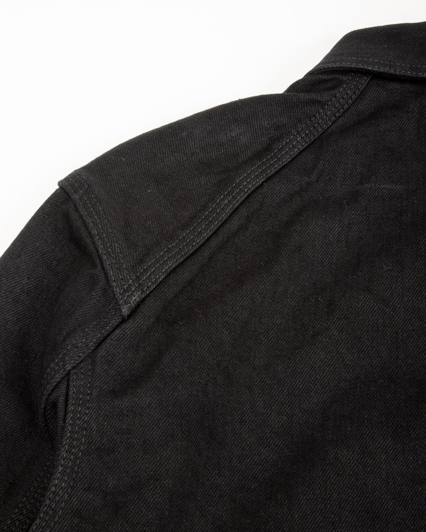 Black Sign Denim Delta Jacket - 15 oz Black Denim - Standard & Strange