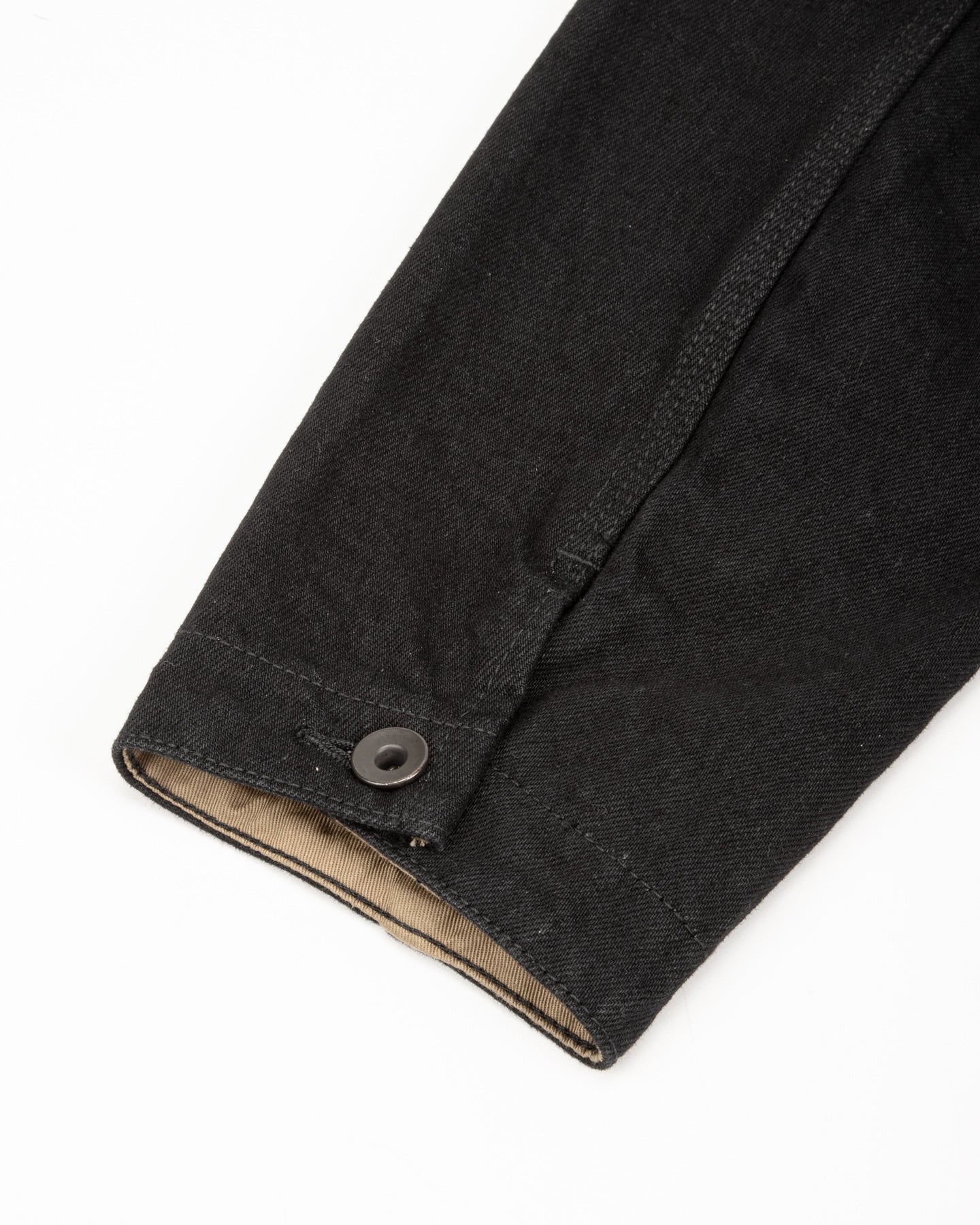 Black Sign Denim Delta Jacket - 15 oz Black Denim - Standard & Strange
