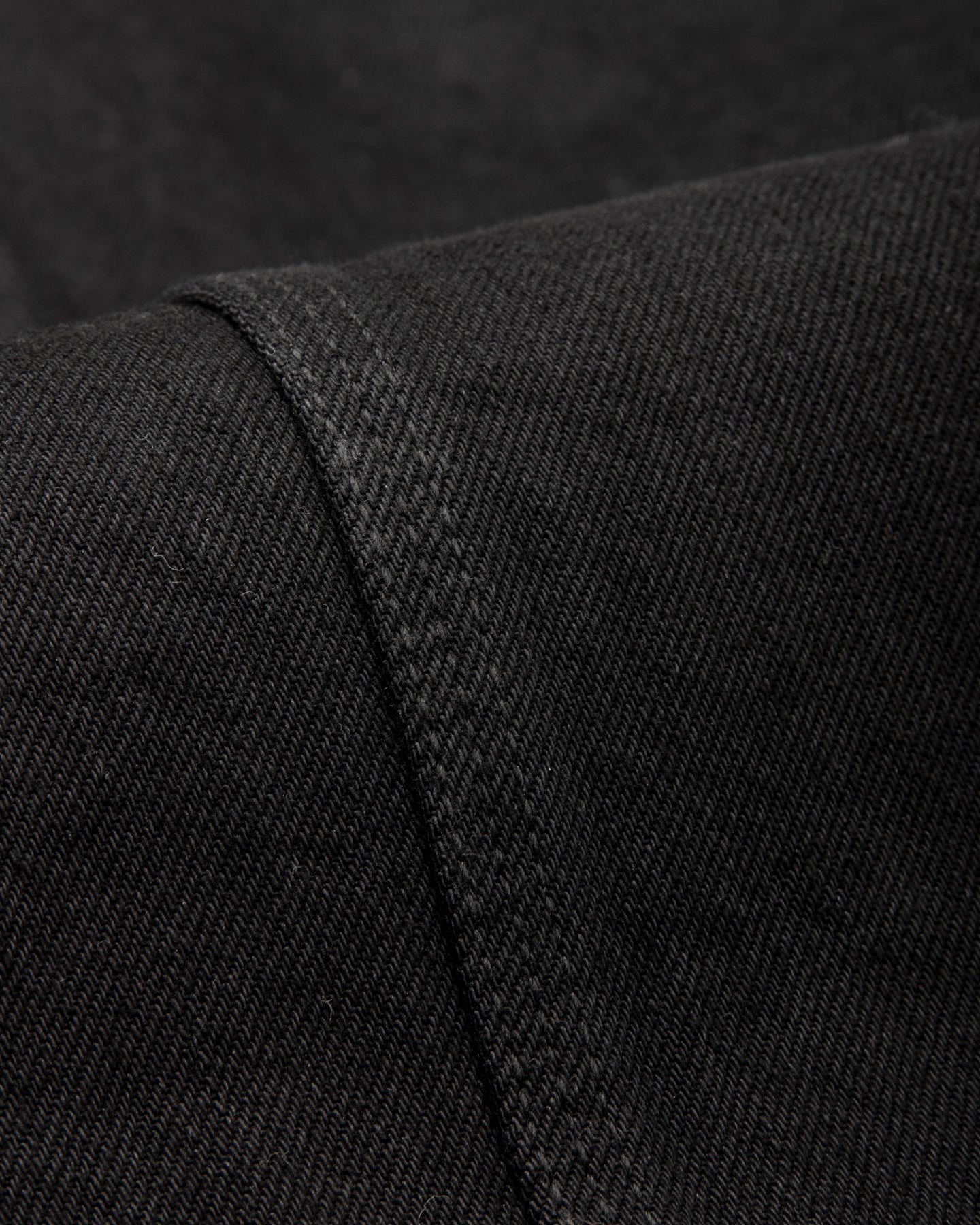 Black Sign Denim Delta Jacket - 15 oz Black Denim - Standard & Strange