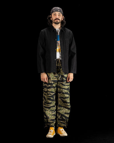 Black Sign Denim Delta Jacket - 15 oz Black Denim - Standard & Strange