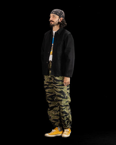 Black Sign Denim Delta Jacket - 15 oz Black Denim - Standard & Strange