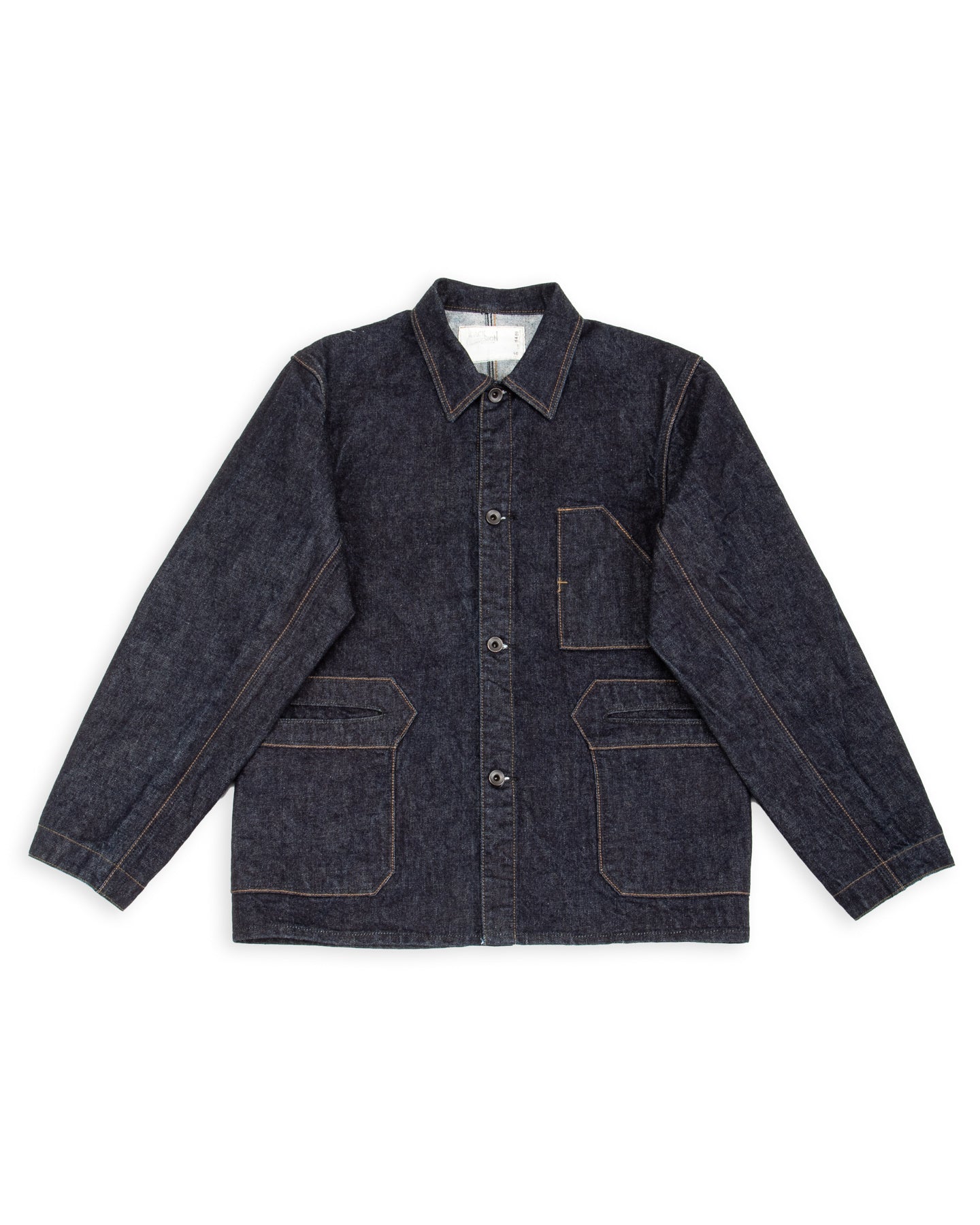 Black Sign Denim Delta Jacket - Dark Indigo - Standard & Strange