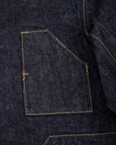 Black Sign Denim Delta Jacket - Dark Indigo - Standard & Strange