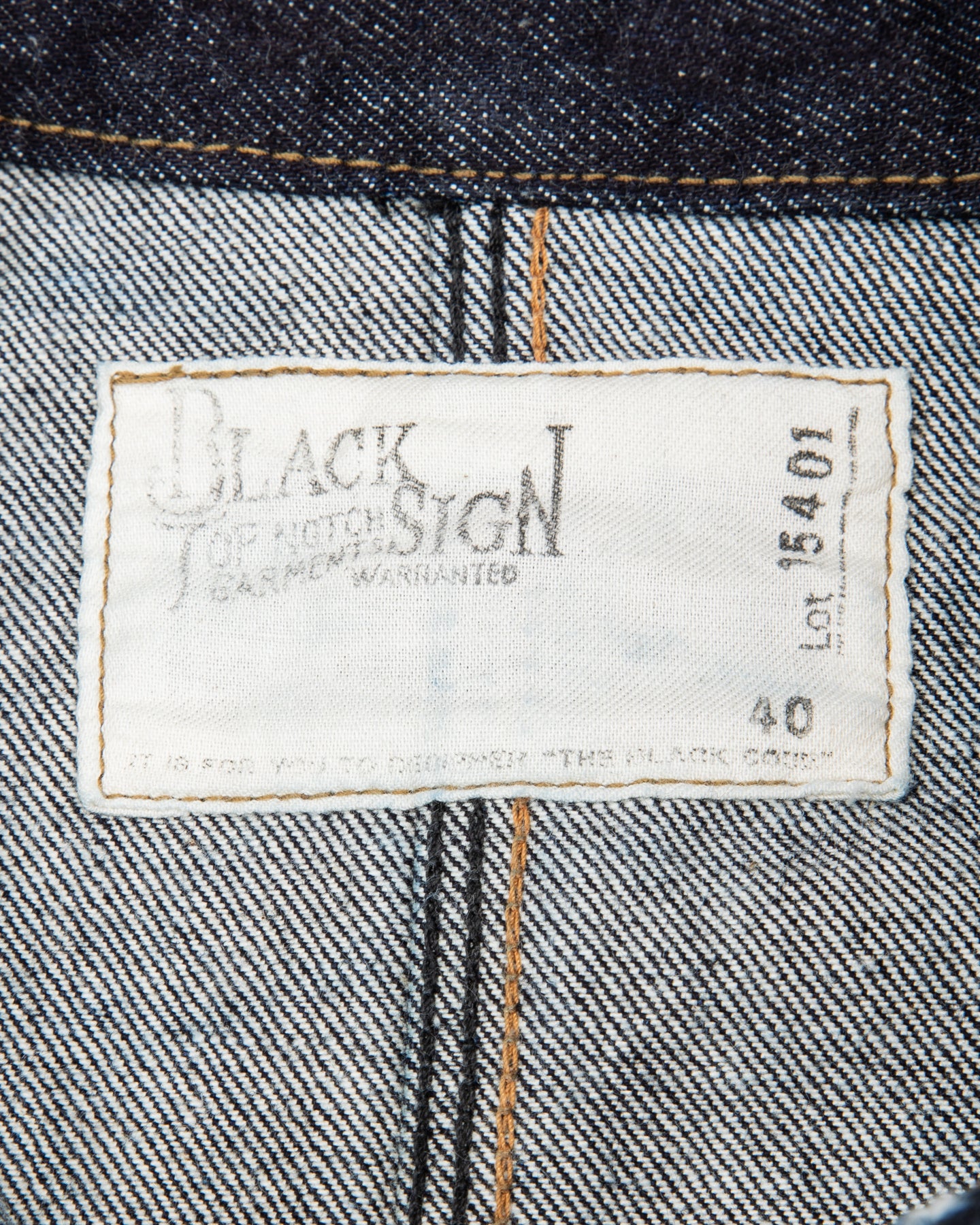 Black Sign Denim Delta Jacket - Dark Indigo - Standard & Strange