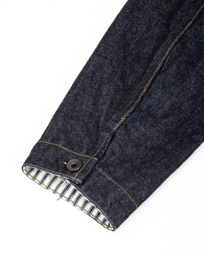 Black Sign Denim Delta Jacket - Dark Indigo - Standard & Strange