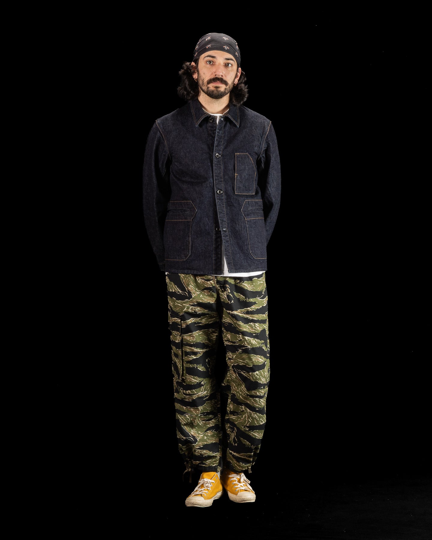 Black Sign Denim Delta Jacket - Dark Indigo - Standard & Strange
