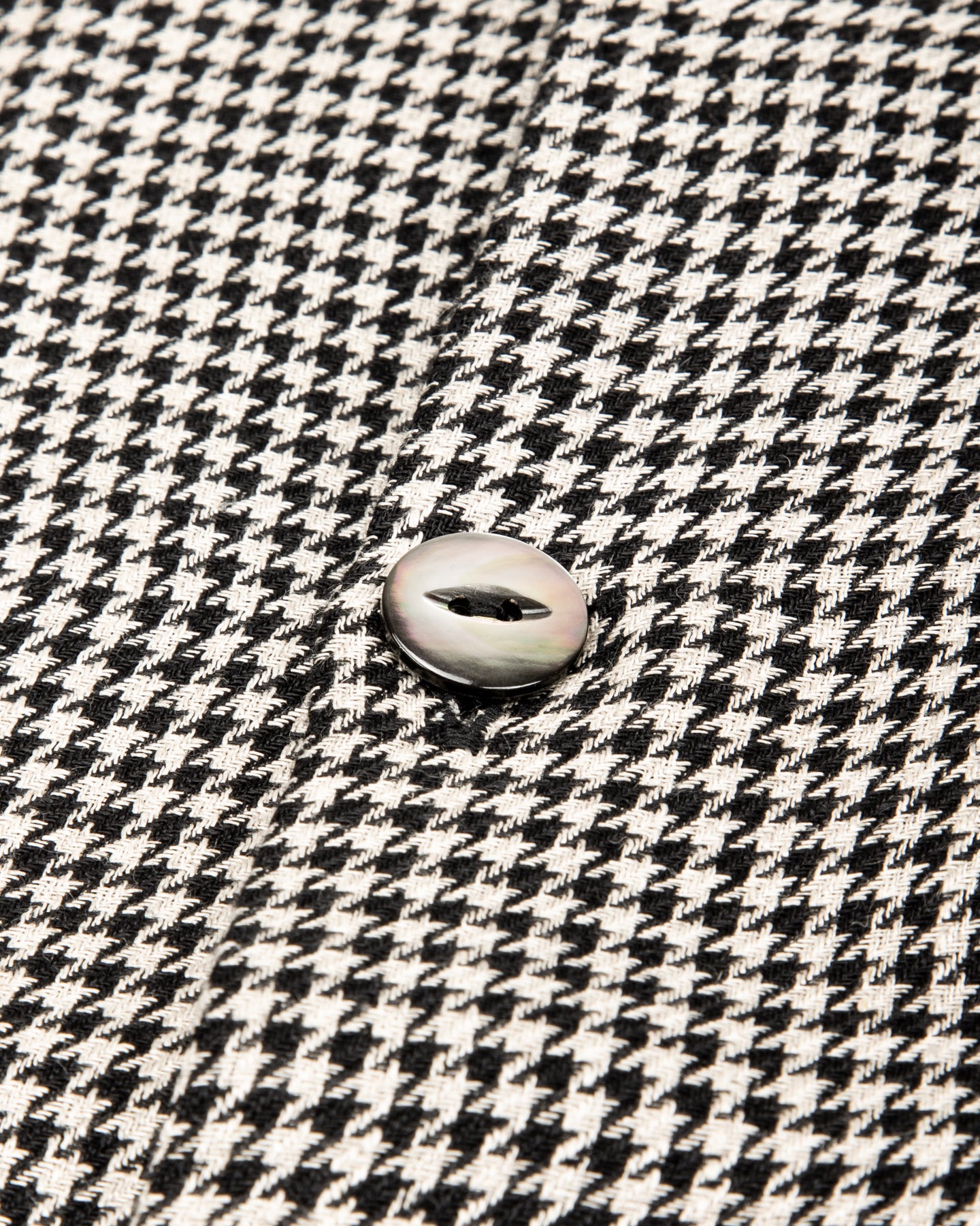 Black Sign Italian Collar 2 Tone "GIGORO" Jacket - Houndstooth - Standard & Strange