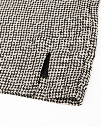 Black Sign Italian Collar 2 Tone "GIGORO" Jacket - Houndstooth - Standard & Strange