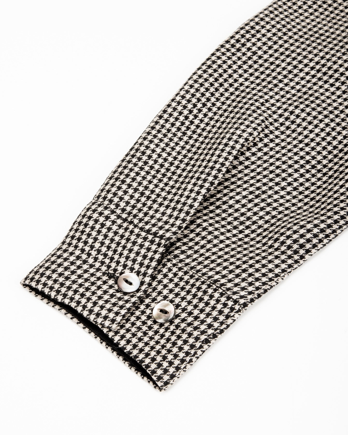 Black Sign Italian Collar 2 Tone "GIGORO" Jacket - Houndstooth - Standard & Strange