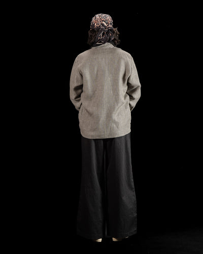 Black Sign Italian Collar 2 Tone "GIGORO" Jacket - Houndstooth - Standard & Strange