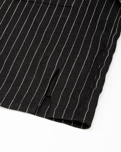 Black Sign Italian Collar 2 Tone "GIGORO" Jacket - Rain Stripe - Standard & Strange