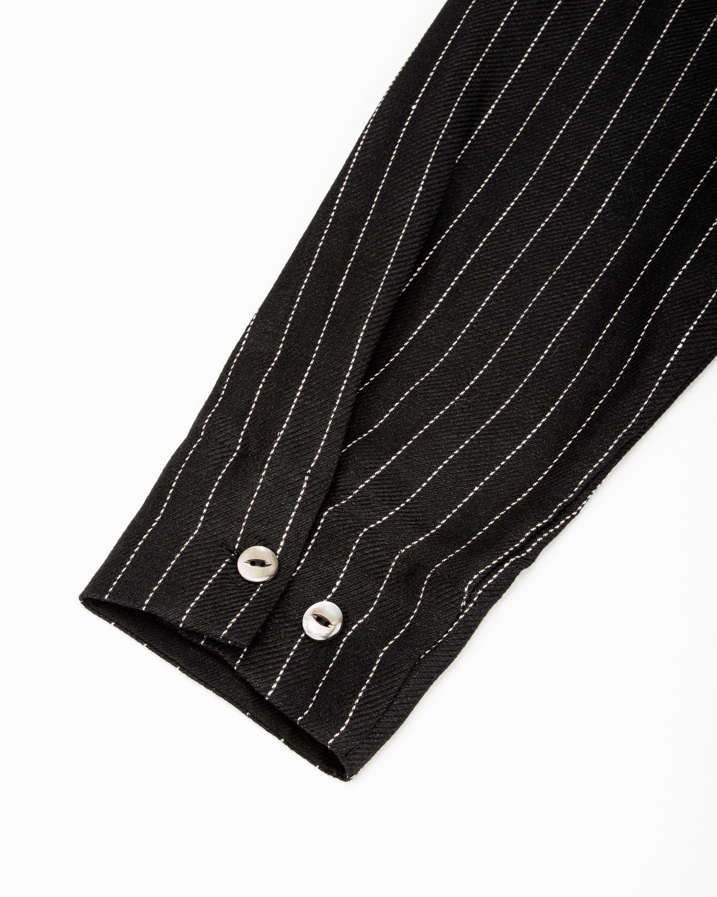 Black Sign Italian Collar 2 Tone "GIGORO" Jacket - Rain Stripe - Standard & Strange