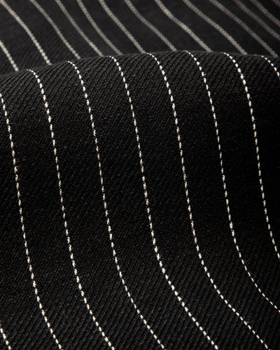 Black Sign Italian Collar 2 Tone "GIGORO" Jacket - Rain Stripe - Standard & Strange