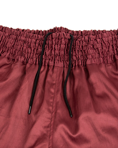 Black Sign Main Match Boxing Shorts with Skull - Blood Red - Standard & Strange