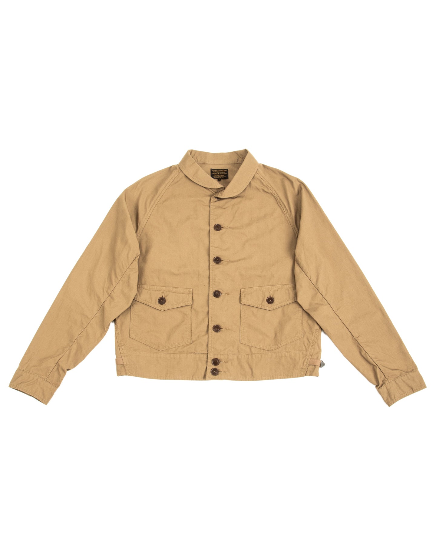 Black Sign Military Ripstop Civilian Cossack Jacket - Dust Beige - Standard & Strange