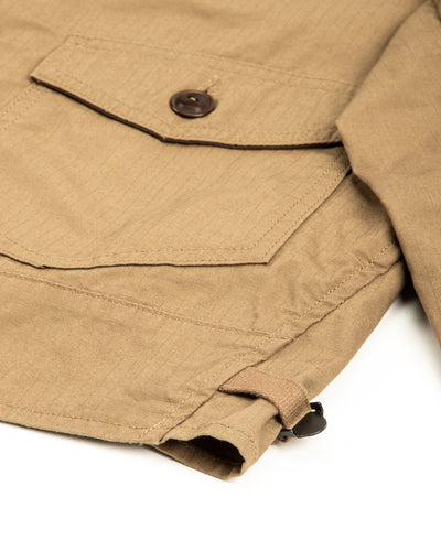 Black Sign Military Ripstop Civilian Cossack Jacket - Dust Beige - Standard & Strange