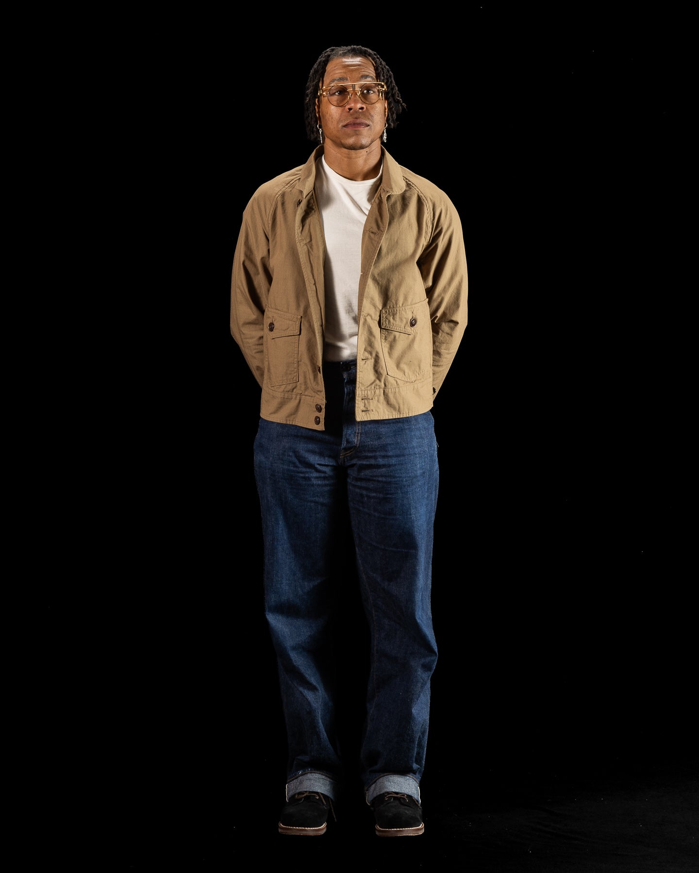 Black Sign Military Ripstop Civilian Cossack Jacket - Dust Beige - Standard & Strange