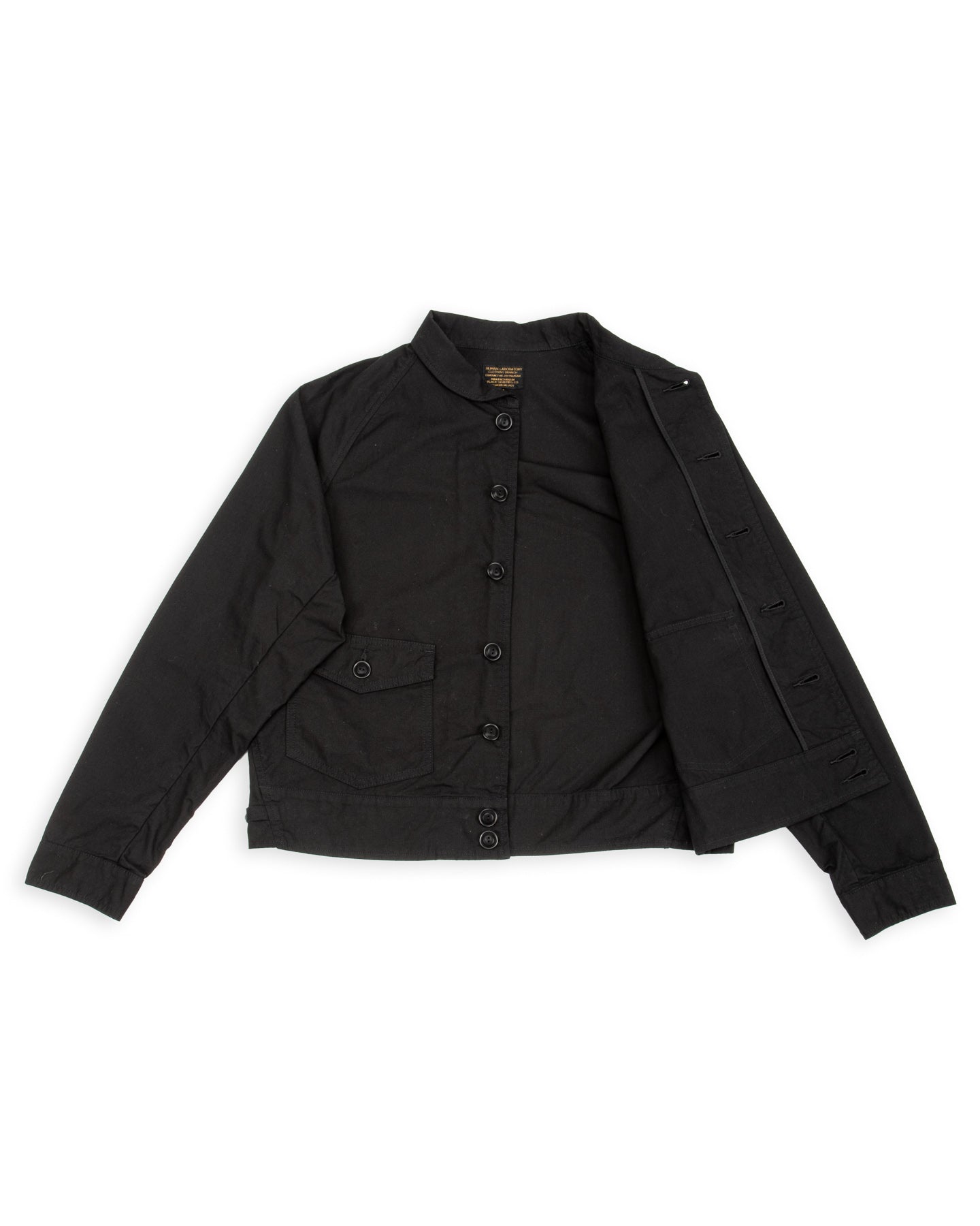 Black Sign Military Ripstop Civilian Cossack Jacket - Surprise Black - Standard & Strange
