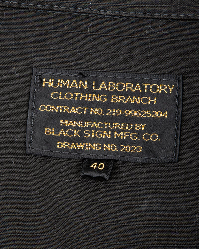 Black Sign Military Ripstop Civilian Cossack Jacket - Surprise Black - Standard & Strange