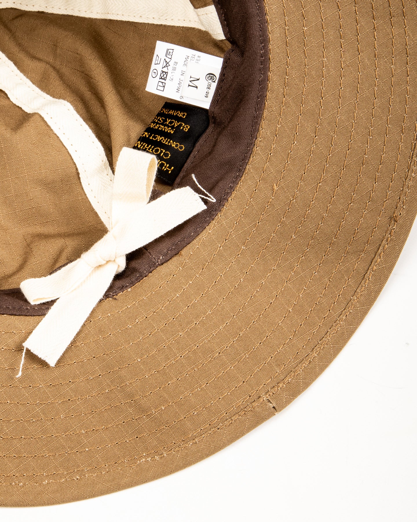 Black Sign Military Ripstop Utility Hat - Dust Beige - Standard & Strange
