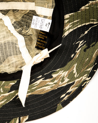 Black Sign Military Ripstop Utility Hat - Field Tiger - Standard & Strange