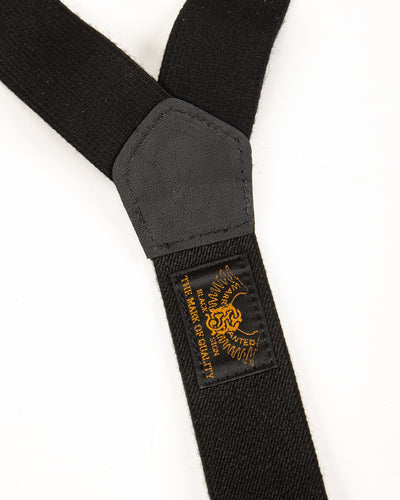 Black Sign Military Suspender - Surprise Black - Standard & Strange