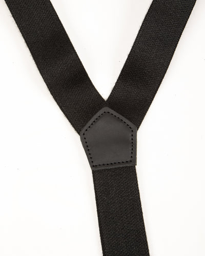 Black Sign Military Suspender - Surprise Black - Standard & Strange