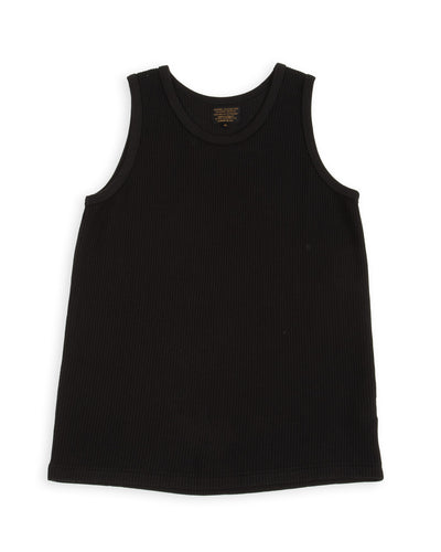 Black Sign Railroad Knit No Sleeve Amish Underwear - Midnight Black - Standard & Strange