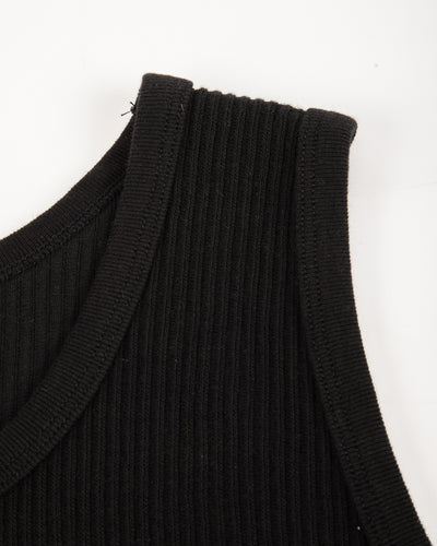 Black Sign Railroad Knit No Sleeve Amish Underwear - Midnight Black - Standard & Strange