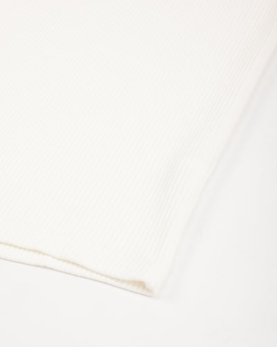 Black Sign Railroad Knit No Sleeve Amish Underwear - Salt White - Standard & Strange