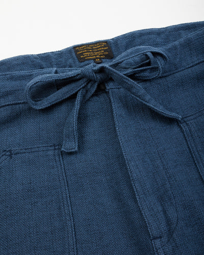 Black Sign Rasp Dobby Utility Trousers - Blue Moon - Standard & Strange