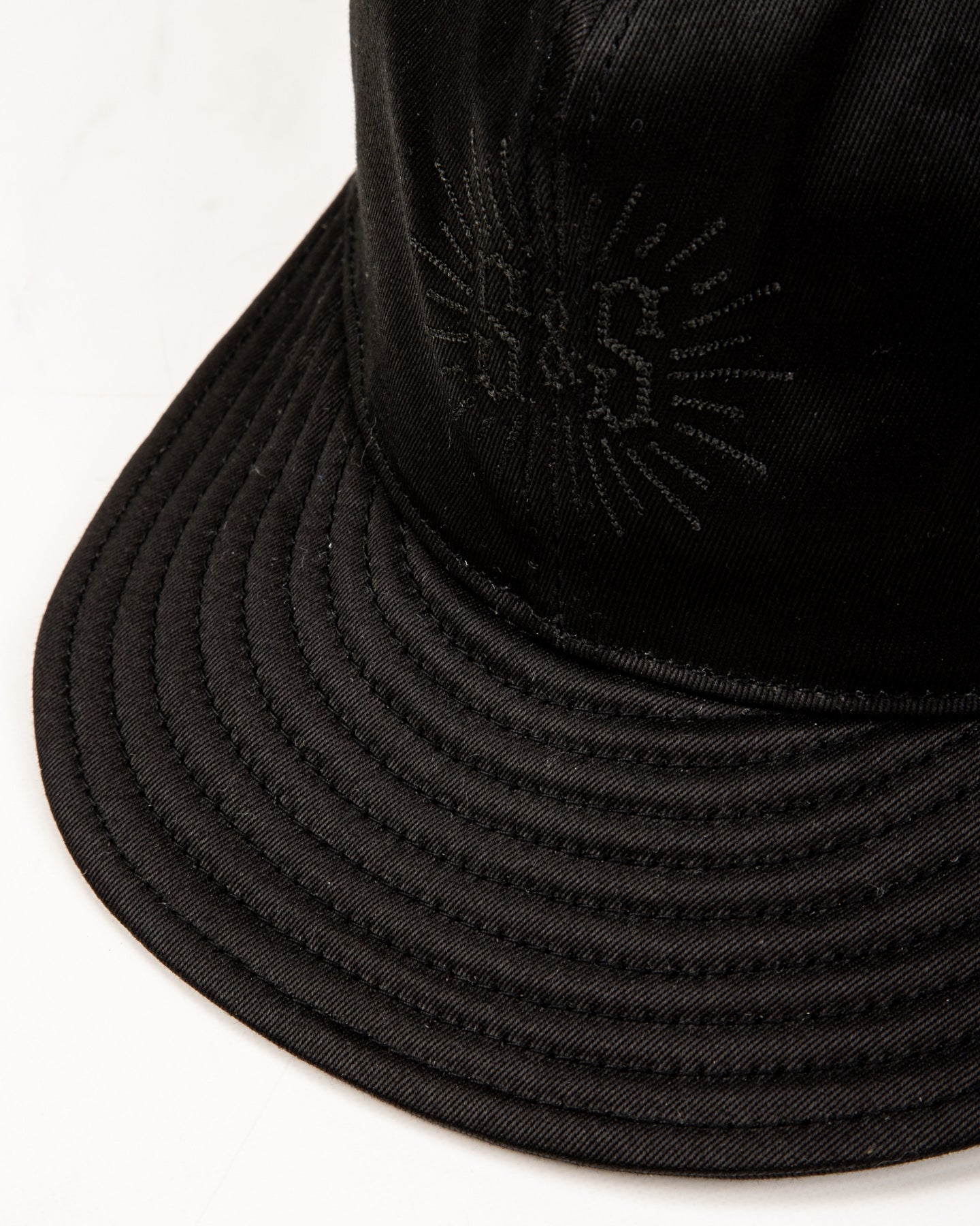 Black Sign Standard & Strange Trucker Cap - Black Chino - Standard & Strange