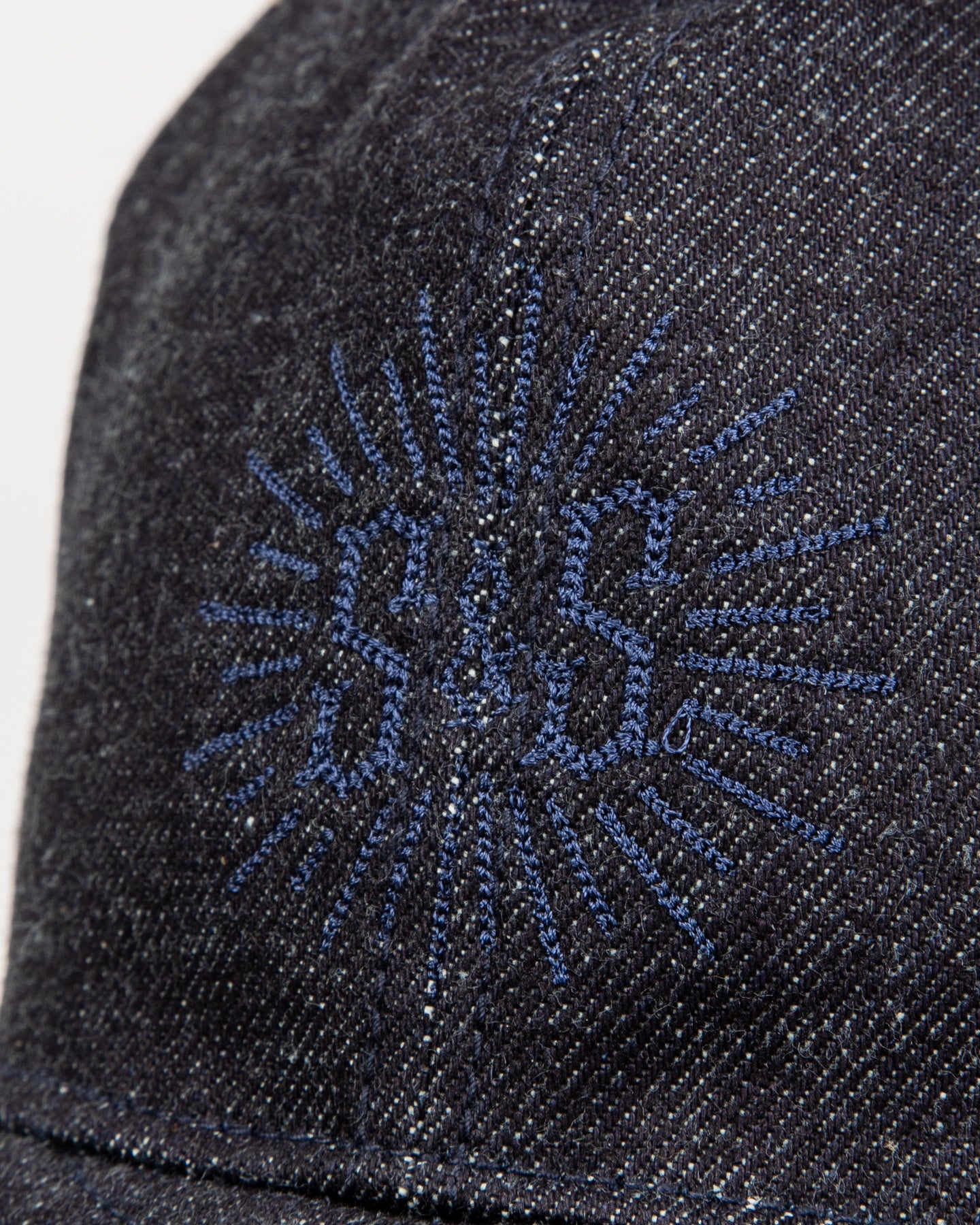 Black Sign Standard & Strange Trucker Cap - Indigo Denim x Navy - Standard & Strange