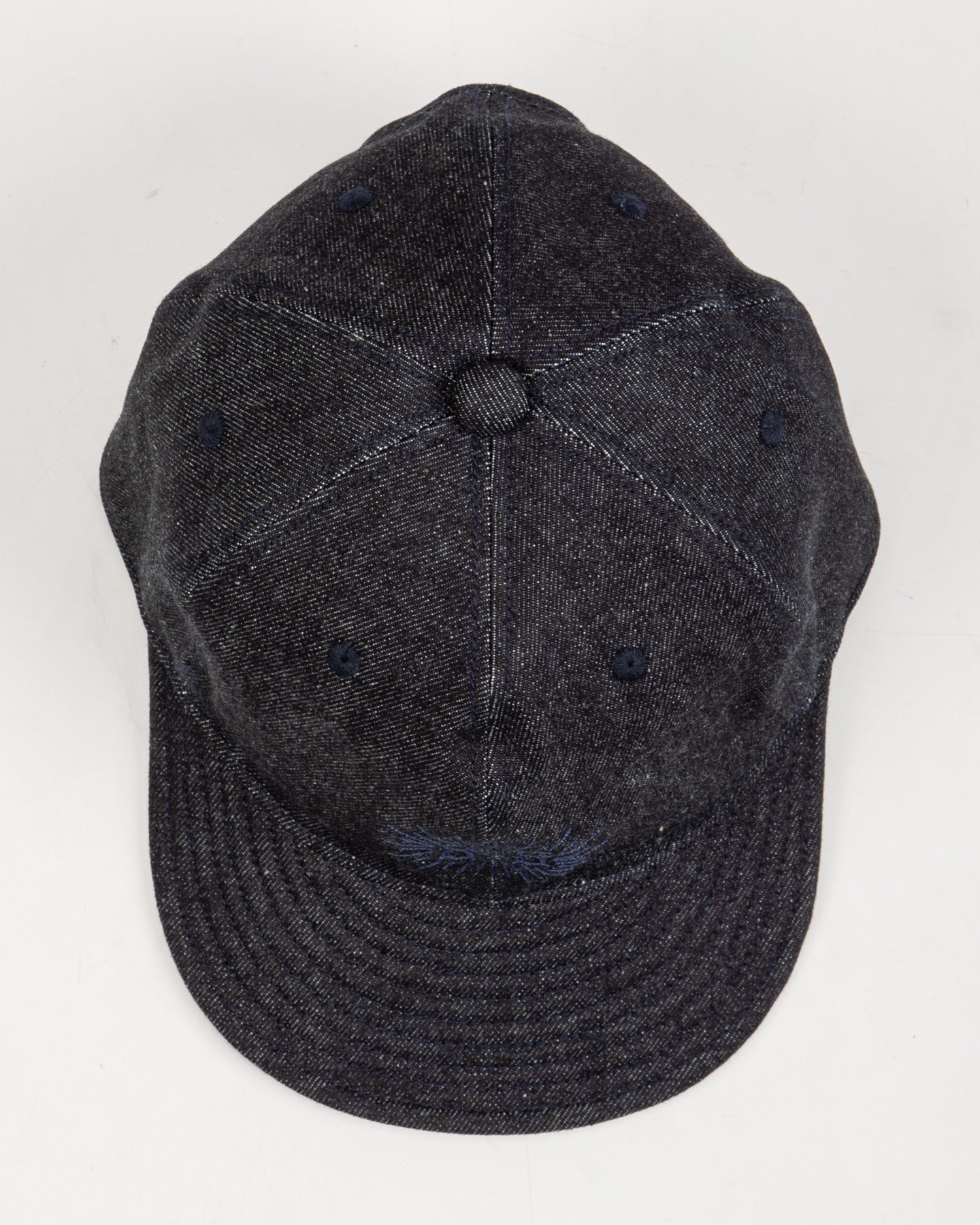 Black Sign Standard & Strange Trucker Cap - Indigo Denim x Navy - Standard & Strange