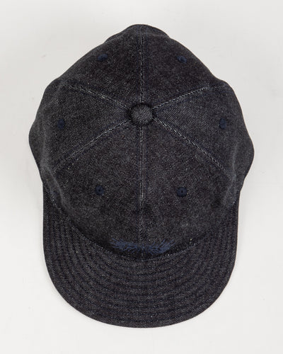 Black Sign Standard & Strange Trucker Cap - Indigo Denim x Navy - Standard & Strange