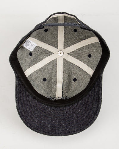 Black Sign Standard & Strange Trucker Cap - Indigo Denim x Navy - Standard & Strange