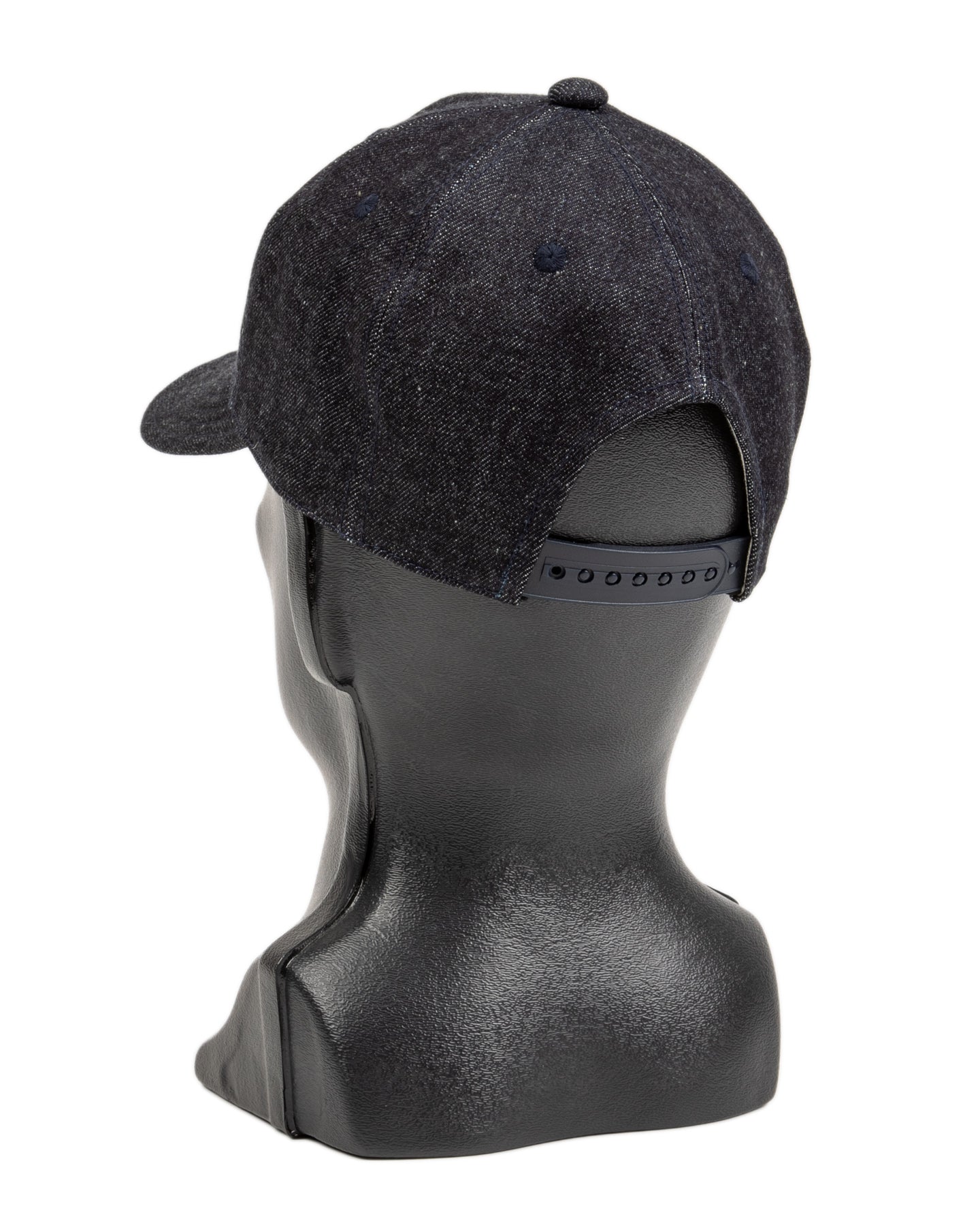 Black Sign Standard & Strange Trucker Cap - Indigo Denim x White - Standard & Strange