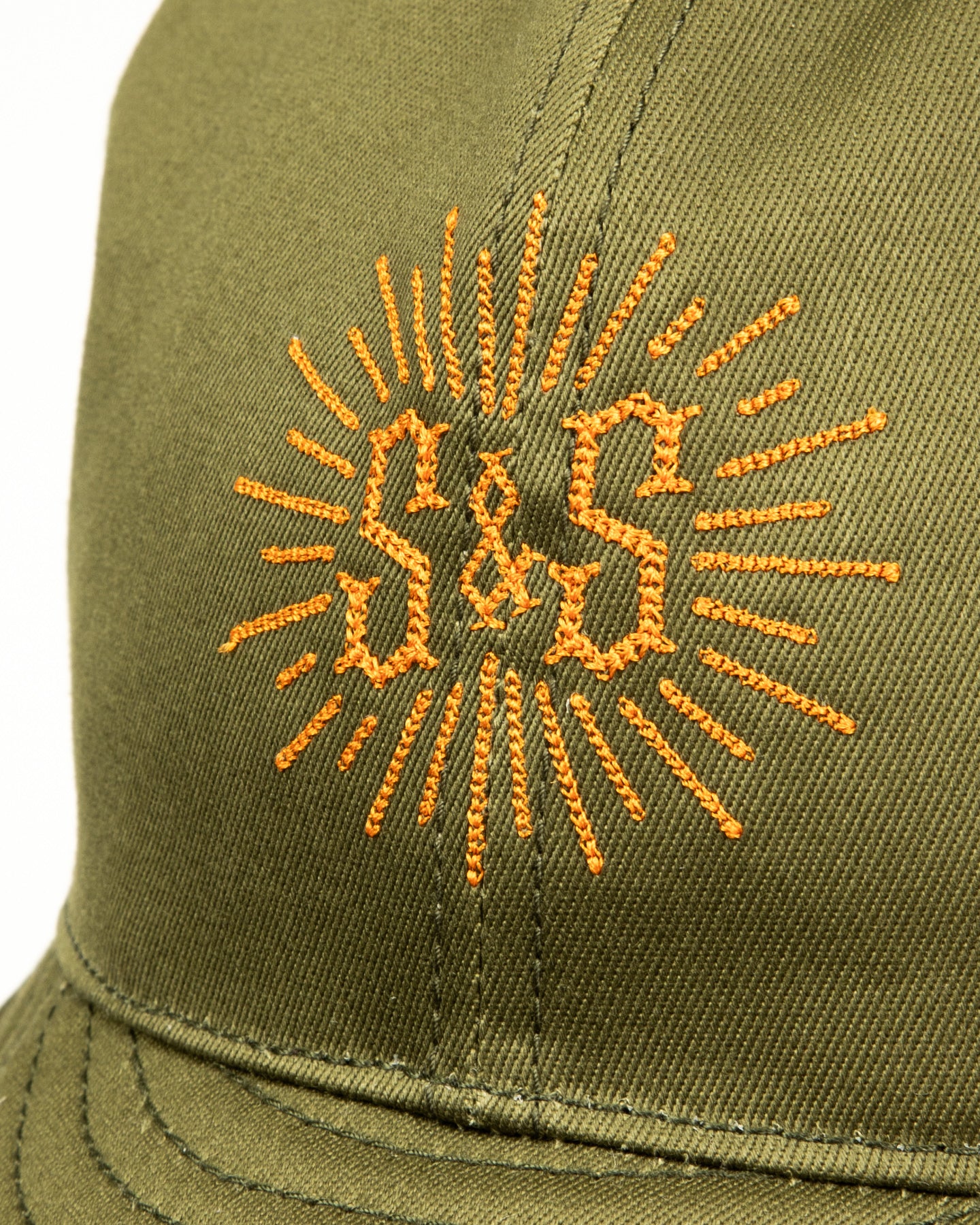 Black Sign Standard & Strange Trucker Cap - Olive Chino - Standard & Strange