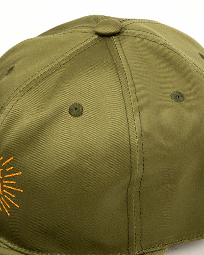 Black Sign Standard & Strange Trucker Cap - Olive Chino - Standard & Strange